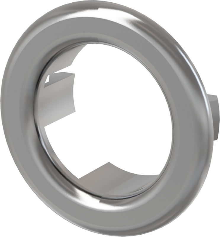 Обрамление перелива Alcaplast A21 хром