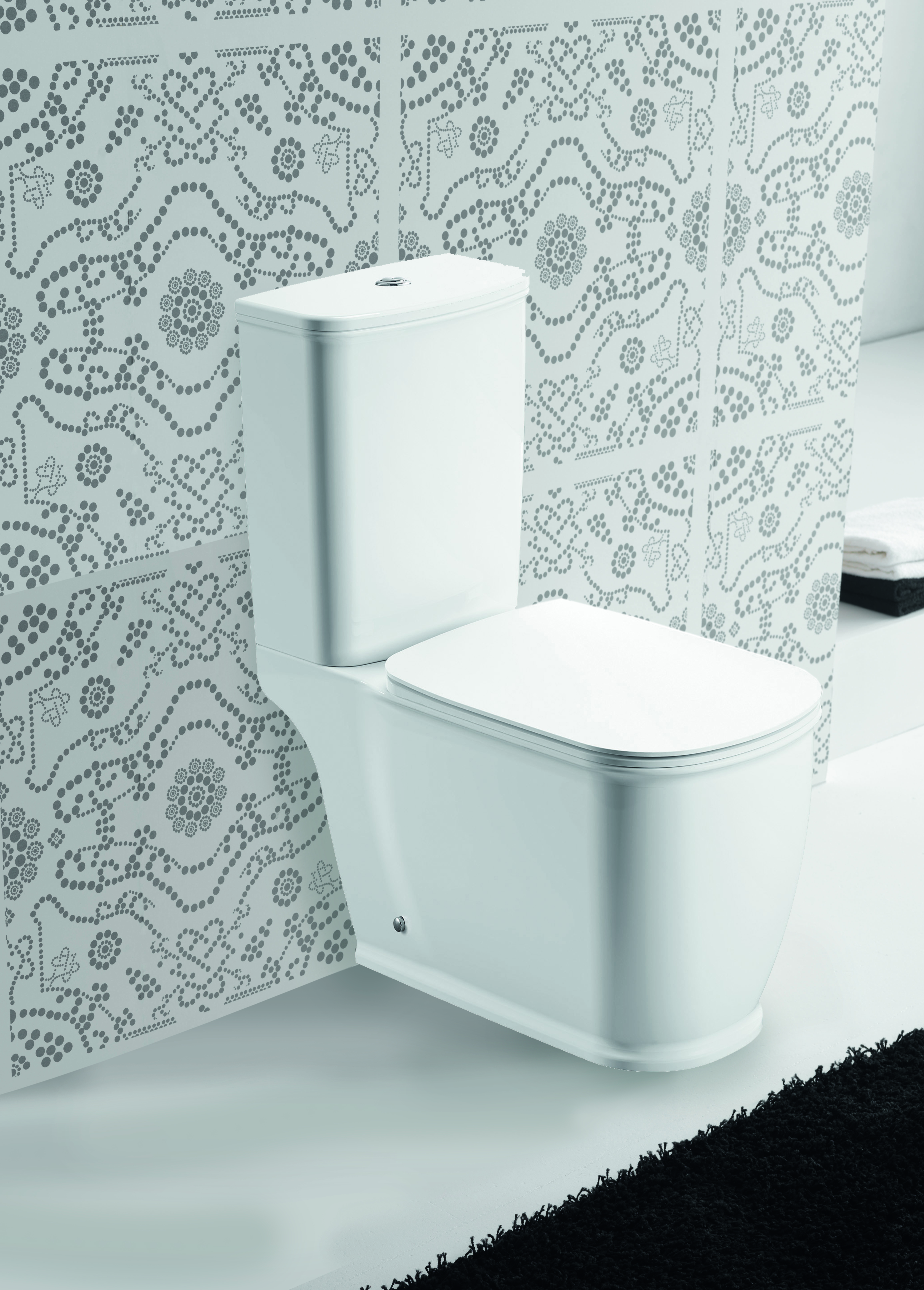 Напольный унитаз-компакт Grossman Comfort GR-N3013 белый, с сиденьем микролифт