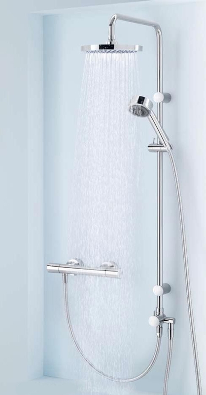 Душевая стойка Kludi Zenta dual shower system 6609005-00
