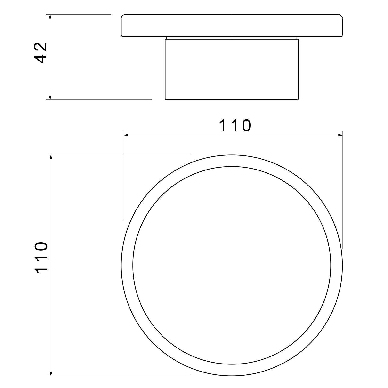 Мыльница настольная Timo Saona 13221/03 черный матовый
