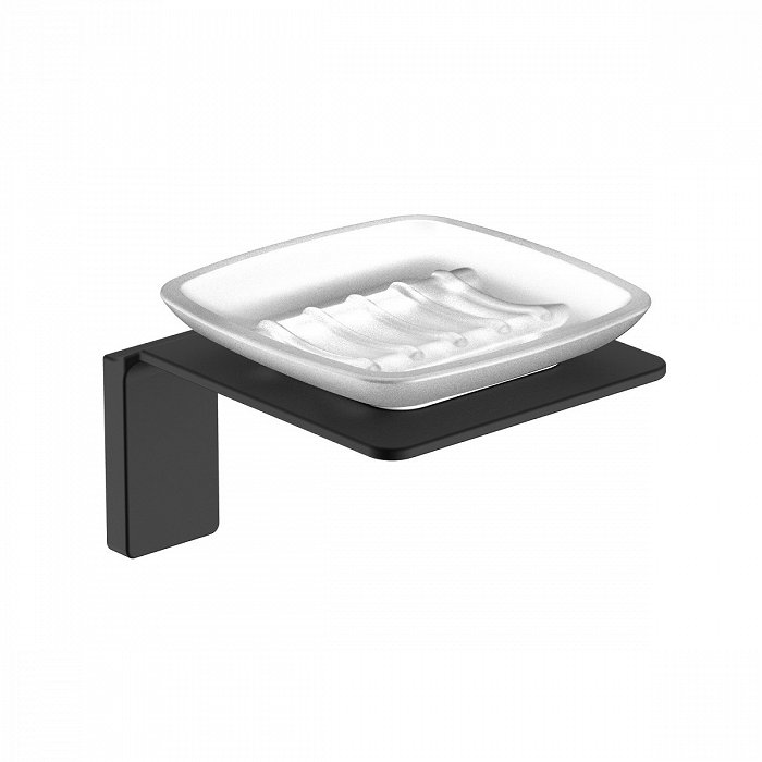 Мыльница для ванной IDDIS Slide SLIBSG0i42 черный матовый