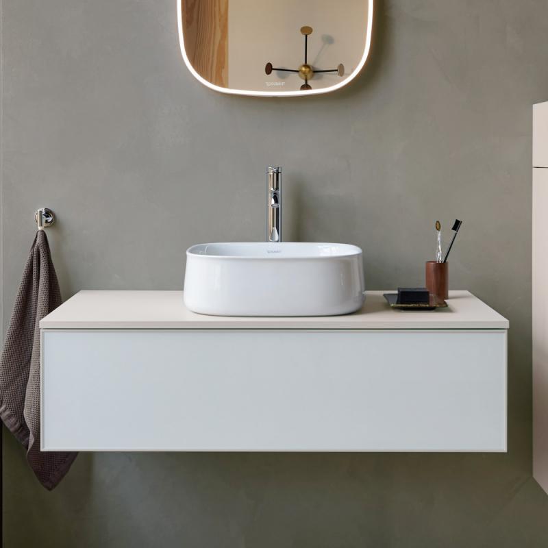 Раковина накладная 42см Duravit Zencha 2373420079 белый