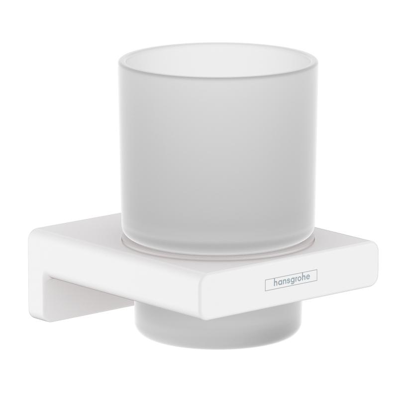 Стакан для ванной Hansgrohe AddStories 41749700 белый матовый