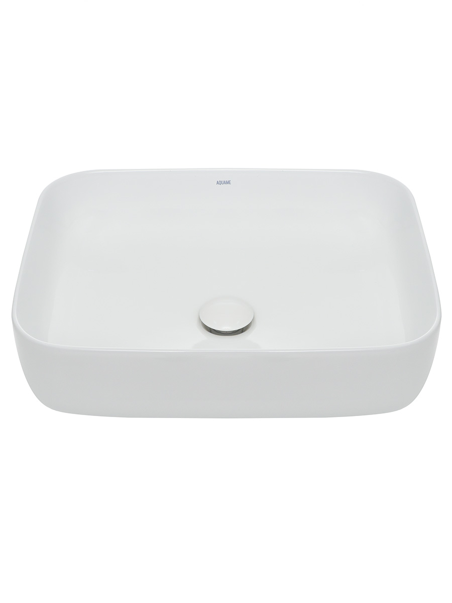 Раковина накладная 50см AQUAme AQM5010 белый