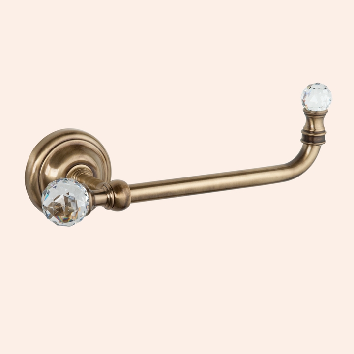 Держатель туалетной бумаги TW Crystal TWCR019 Хром/сваровски