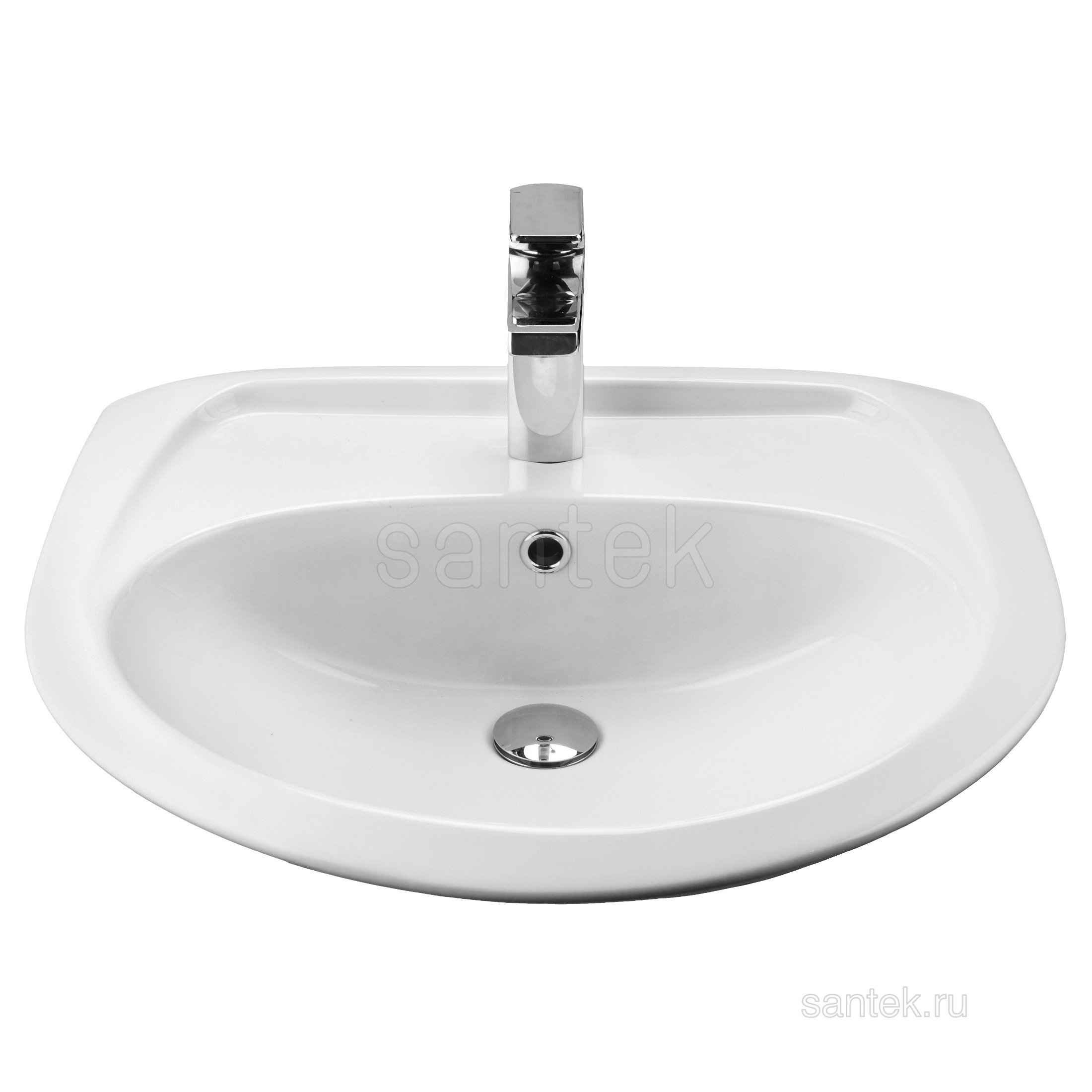 Раковина Santek Бриз 60 отверстие под смеситель 1WH110466