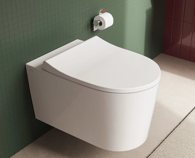 Унитаз подвесной безободковый Vitra Nest QuantumFlush 7870B403-0075 без сиденья