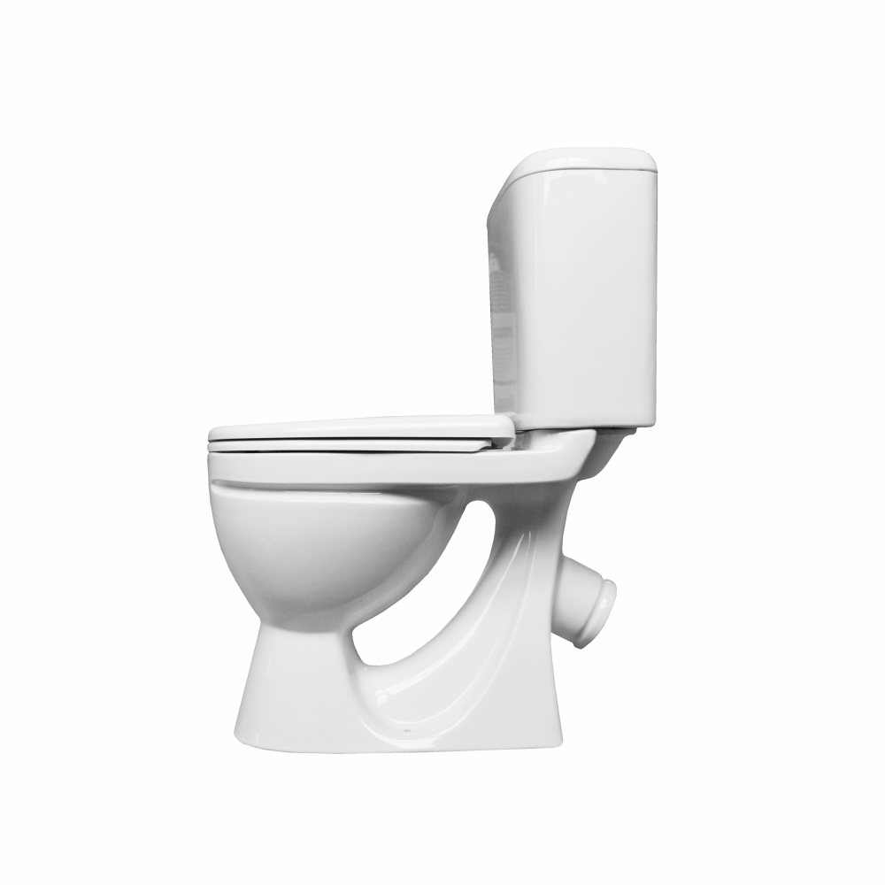 Унитаз-компакт Sanita Стандарт эконом SDTSACC01090112 с бачком и стандартным сиденьем