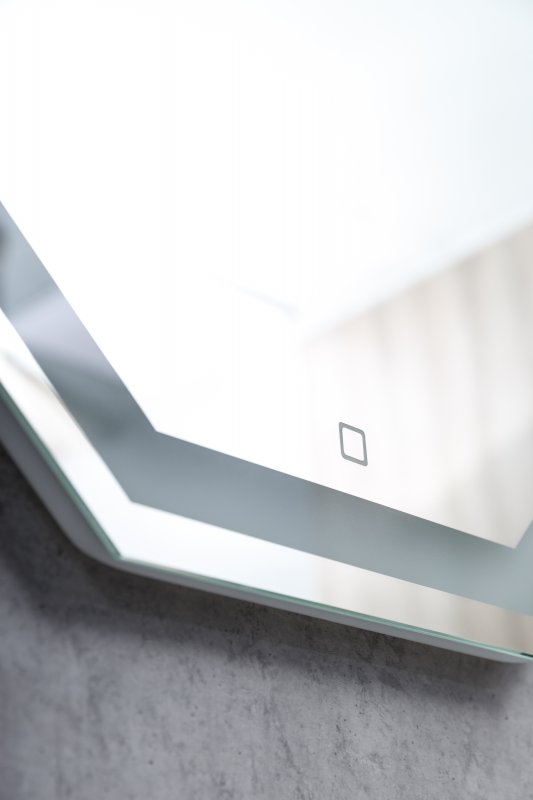 Зеркало BelBagno SPC-OTT 100 с сенсорным выключателем с подсветкой