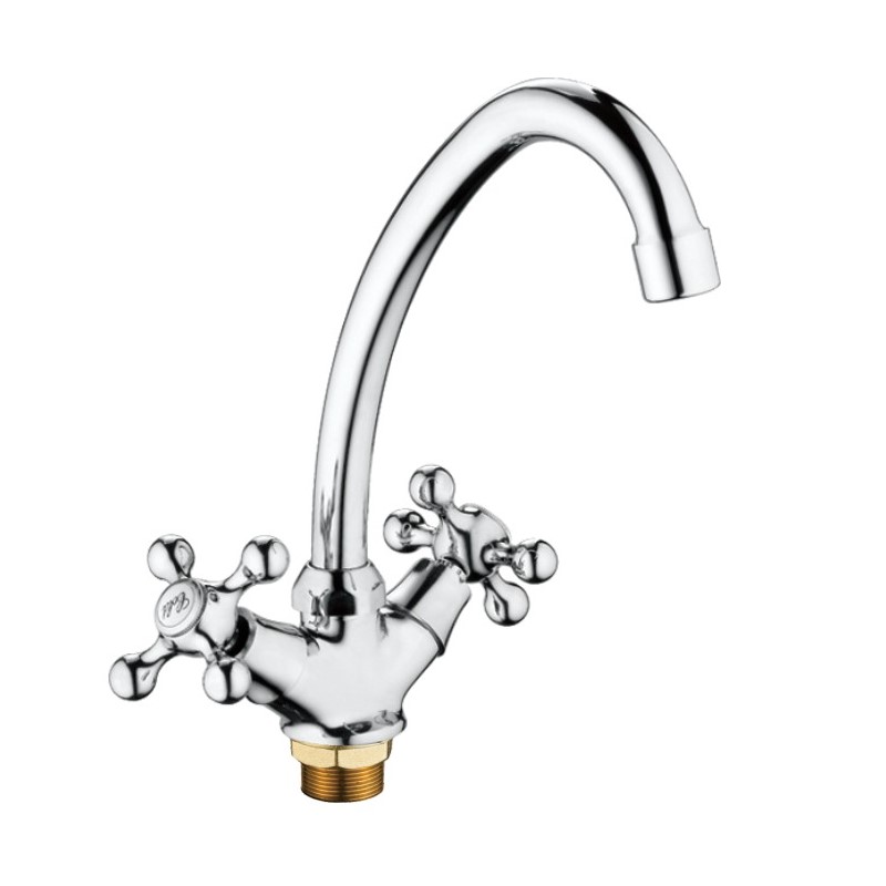 Смеситель для кухни Haiba HB4908, хром