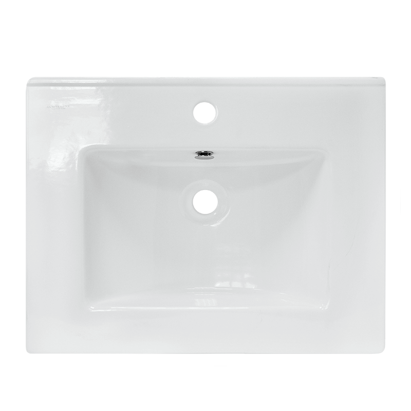 Раковина подвесная 60см Sanita Luxe Quadro QDR60SLWB01 белый