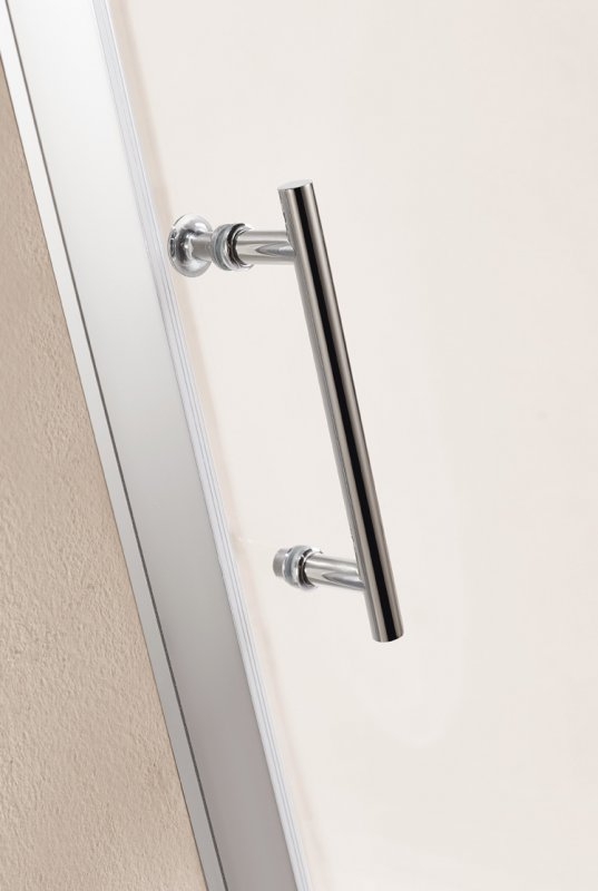 Шторка на ванну Cezares Eco VF-2 170x145 профиль Хром стекло прозрачное