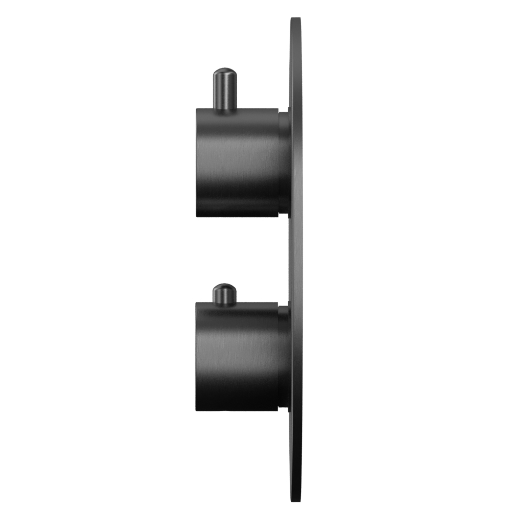 Смеситель термостатический для душа скрытого монтажа WHITECROSS Y Y1236GM (оружейная сталь)