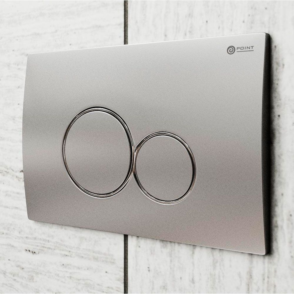 Клавиша смыва Point Виктория PN44061SC для инсталляции, сатин/хром