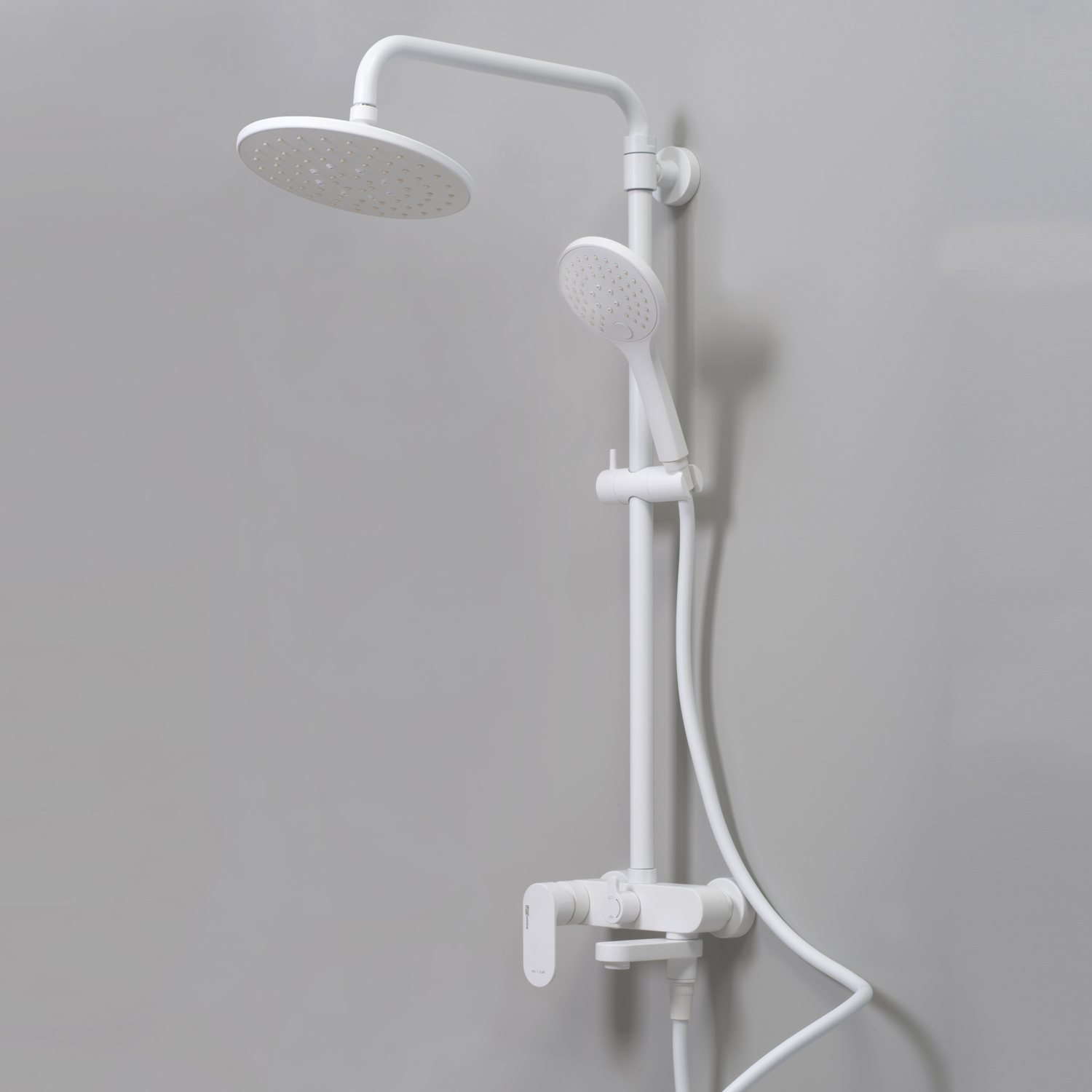 Душевая стойка WasserKRAFT A18501 белый матовый