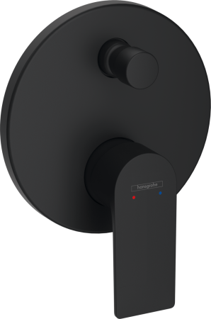 Смеситель для ванны с душем Hansgrohe Rebris E 72468670 черный матовый