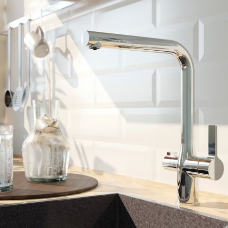 Смеситель для кухни IDDIS Pure PURSBFLi05 хром глянцевый