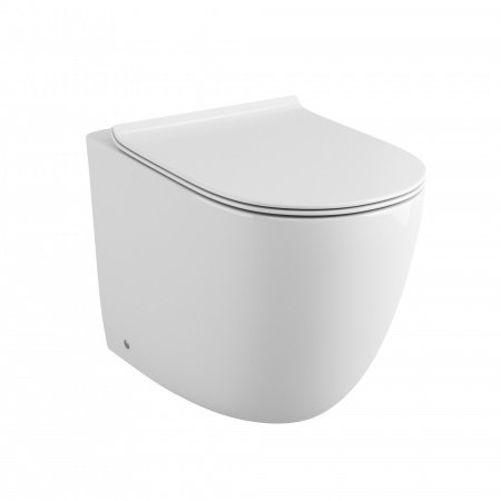 Унитаз приставной Grossman GR-PR4411S белый, с сиденьем микролифт