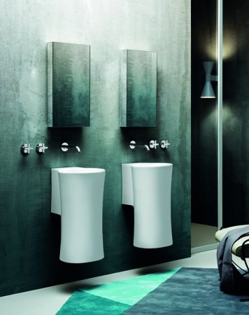 Раковина подвесная 35см Azzurra Nativo NAT200/1 bi*1 белый