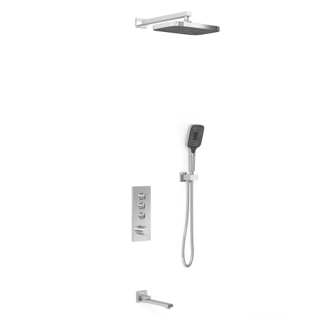 Душевой комплект Vincea VSFW-433T1CH встраиваемый, термостатический, 3 режима, хром