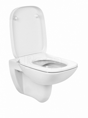 Комплект унитаза с инсталляцией Roca Debba 893104970, глубина унитаза 54см, без клавиши в комплекте, с микролифтом, безободковый, быстросъемное