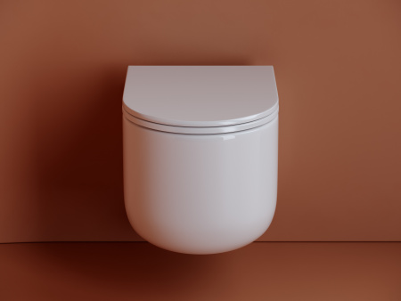 Унитаз подвесной безободковый Ceramica Nova Ulma CN4006 белый