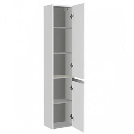 Шкаф пенал Акватон Лондри 34 Белый глянец