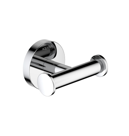 Крючок двойной Aquatek Оберон AQ4202CR хром