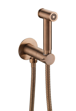 Гигиенический душ с прогрессивным смесителем Benesque Lumiere 26010106 бронза брашированная