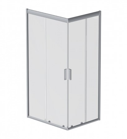 Душевой угол Am.Pm Gem 100x80x190 профиль хром, стекло прозрачное