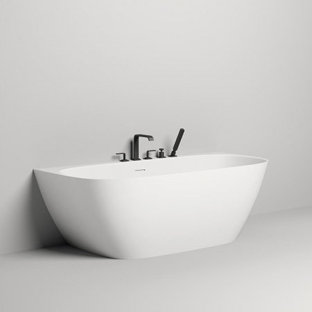 Ванна из искусственного камня Salini Sofia 170х80х58 белый матовый