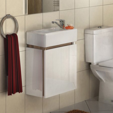 Тумба для комплекта Акватон Эклипс М эбони светлый L