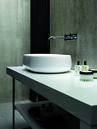 Раковина накладная 60см Azzurra Nuvola NUV200/AP6bi белый