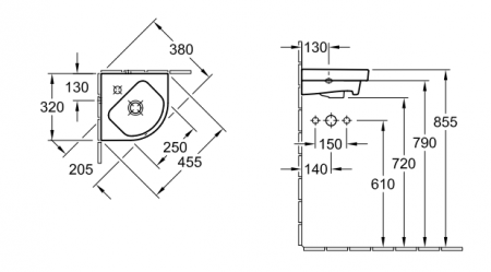 Раковина Villeroy & Boch Subway 2.0 73194501 alpin