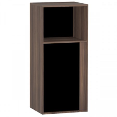 Шкаф-полупенал Vitra Metrolope 40 подвесной L Сливовое дерево Черный