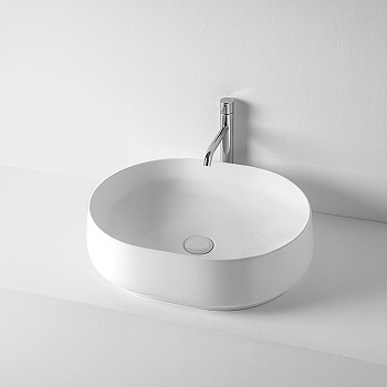 Раковина накладная 53см Kerasan F10 460530 белый матовый