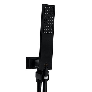 Душевой гарнитур Bossini Flat One C13011C.073 черный матовый