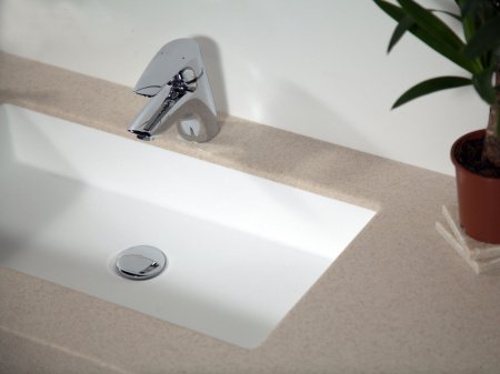 Раковина встраиваемая снизу 63см MonteBianco Castello Due 12124 белый матовый