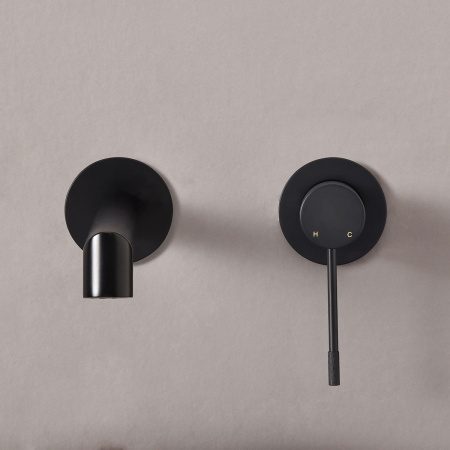 Смеситель для раковины Vincea Desire VBFW-1D1MB черный матовый