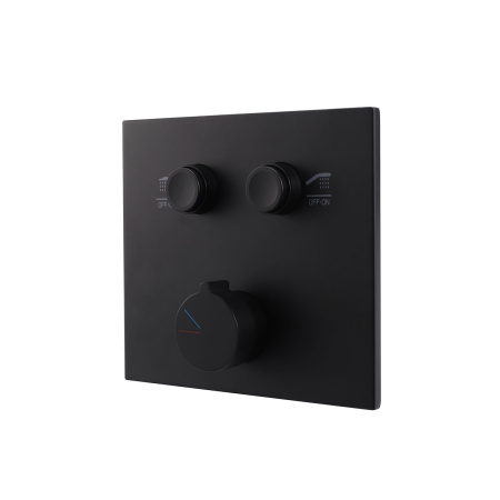 Душевой комплект Vincea VSFW-4212MB встраиваемый, 2 режима, черный