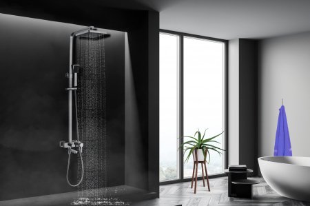 Душевая стойка Lemark Tropic LM7004C хром