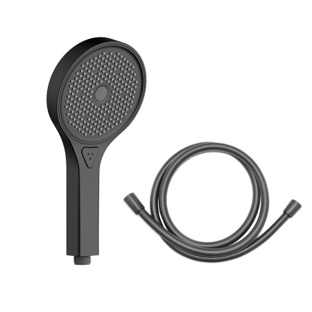 Душевой комплект Vincea VSFW-4212GM встраиваемый, 2 режима, вороненая сталь