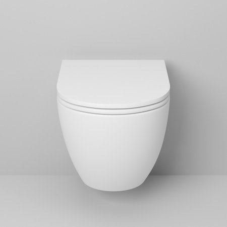 Унитаз подвесной Grossman GR-4455MS белый матовый, с сиденьем микролифт