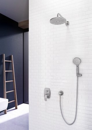 Верхний душ Webert Comfort AC0013 Хром с лейкой из PVC