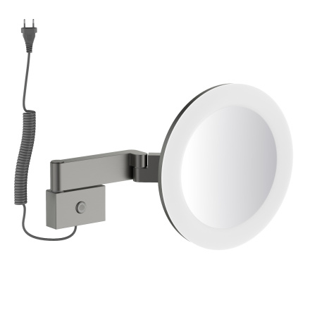 Косметическое зеркало с подсветкой Timo Saona 13374/18 черное золото