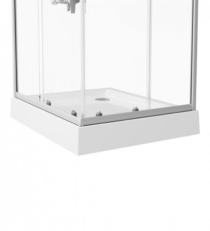 Душевой угол Am.Pm Gem 90x90x190 профиль хром, стекло прозрачное