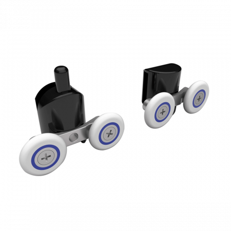 Душевая кабина Black&White G8010 160x85x215 профиль черный матовый, стекло прозрачное