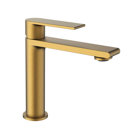 Смеситель для раковины Vincea Vogue VBF-1V1BG золото матовое