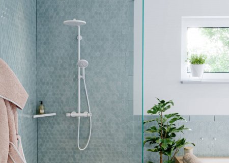 Душевая стойка Hansgrohe Croma Select S 26890700 белый матовый