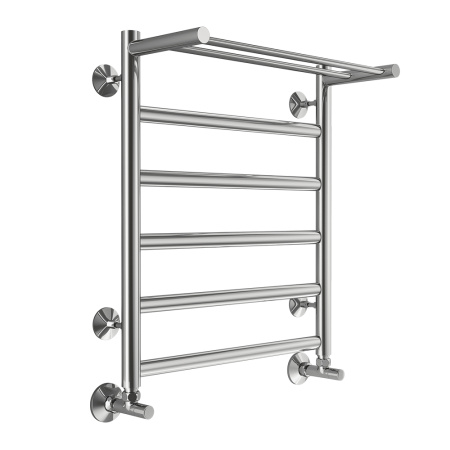 Полотенцесушитель водяной с полкой Terminus Хендрикс П6 50х60